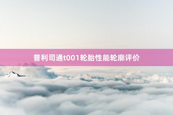 普利司通t001轮胎性能轮廓评价